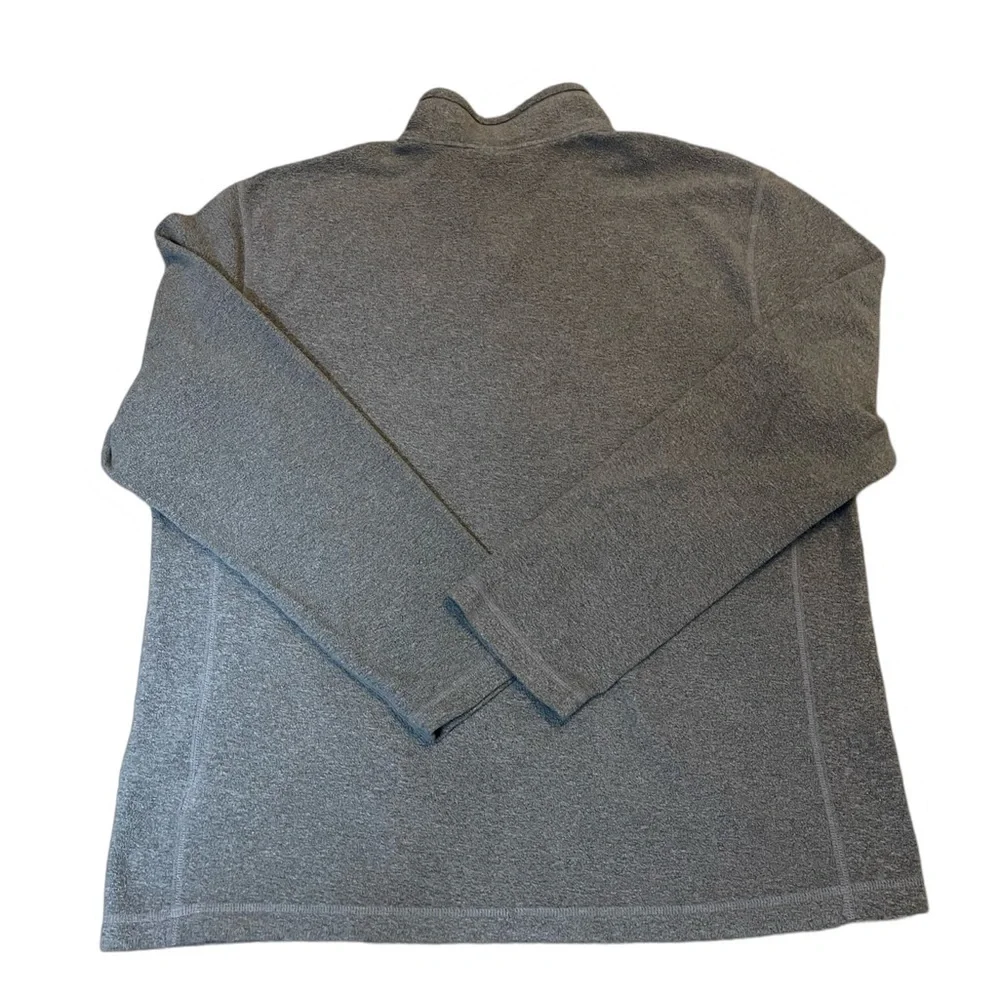 The North Face  The North Face Gray Quarter-(1/4)Zip Pullover men Large fleece.